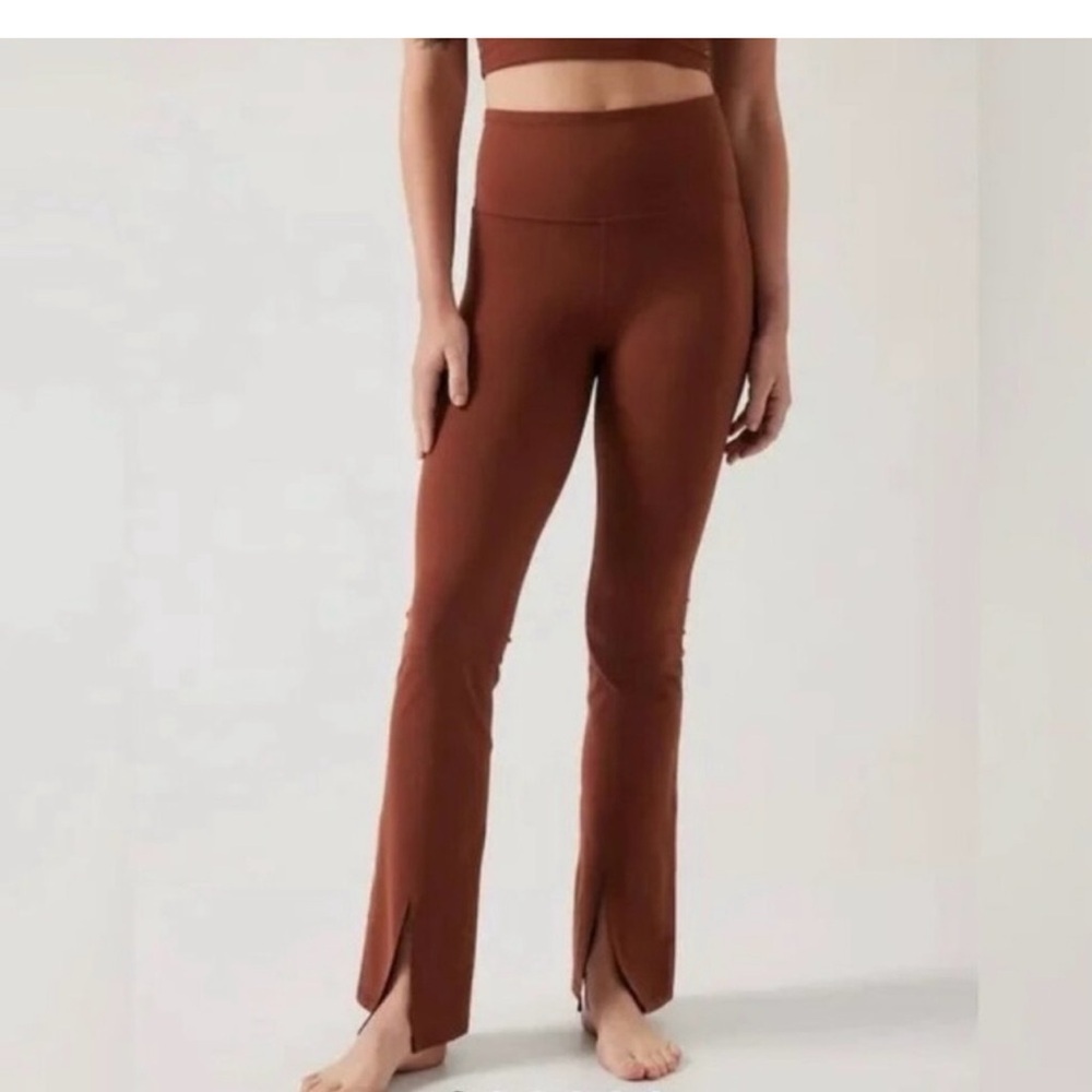 Athleta Rust Flare Pants Small - Picture 3 of 8